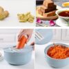 8 In 1 Mandoline Slicer Vegetable Slicer Potato Peeler Carrot Onion Grater With Strainer Vegetable Cutter Kitchen Accessories - Image 7