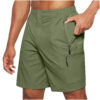 Men'S Casual Elastic Waist Strap Summer Shorts Casual Fit Fashion Outdoor Long Shorts For Men Knee-Length Straight Leg Pants Shorts - Image 7