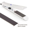 Professional Glitter Hair Flat Iron Titanium Plate Diamond Hair Straightener Crystal Hair Styling Hot Tools - Image 3