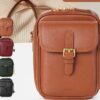 Unisex Vintage Large Capacity Messenger Bag Storage Bag  With 10 Card Inserts Casual Backpack Women's Bag Retro Backpack Large Capacity Travel - Image 8