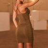 Sexy Deep V-neck Backless Suspender Dress INS Fashion Slim Hip Backless Short Dresses Summer Women's Clothing - Image 4