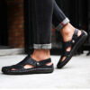 Men's Closed Toe Sandals Summer Adjustable Slides Slippers Fashion Beach Shoes - Image 3