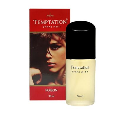 TEMPTATION SPRAY MIST POISON PERFUME FOR 100 ML BOTH