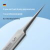 Stainless Steel Cell Tweezer Anti-acne Blackhead Beauty Salon Special Splinter Acne Clip No 5 Super Sharp Anti-acne Blackhead Tweezers - Image 5