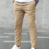 Men's Casual Pants With Pockets Fashion Slim Fit Drawstring Trousers - Image 9