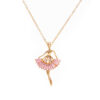 Ins Ballet-girl-shaped Necklace Fashion Personality Rhinestone Clavicle Chain Jewelry For Women - Image 7