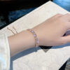 Rhinestone Bracelet Ins Fashion Shiny Adjustable Bracelet Women Jewelry - Image 5