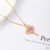 Ins Ballet-girl-shaped Necklace Fashion Personality Rhinestone Clavicle Chain Jewelry For Women - Image 4