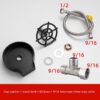 Bar Counter Cup Washer Sink High-pressure Spray Automatic Faucet Coffee Pitcher Wash Cup Tool Kitchen - Image 9