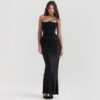 Slim Tube Top Long Dress Sexy Fashion Bandeau Backless Party Evening Dresses For Women Clothing - Image 10