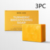 Turmeric Kojic Soap Turmeric Kojic Acid Soap Handmade Skin Products Natural Turmeric Soap Bar Skin Clean Dark Spot Remover Moist Bathing Facial Soap - Image 6