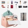 Large Capacity Travel Duffle Bag Women's Handbag Folding Suit Bag Waterproof Clothes Totes - Image 5