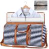 Large Capacity Travel Duffle Bag Women's Handbag Folding Suit Bag Waterproof Clothes Totes - Image 9