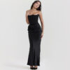 Slim Tube Top Long Dress Sexy Fashion Bandeau Backless Party Evening Dresses For Women Clothing - Image 8