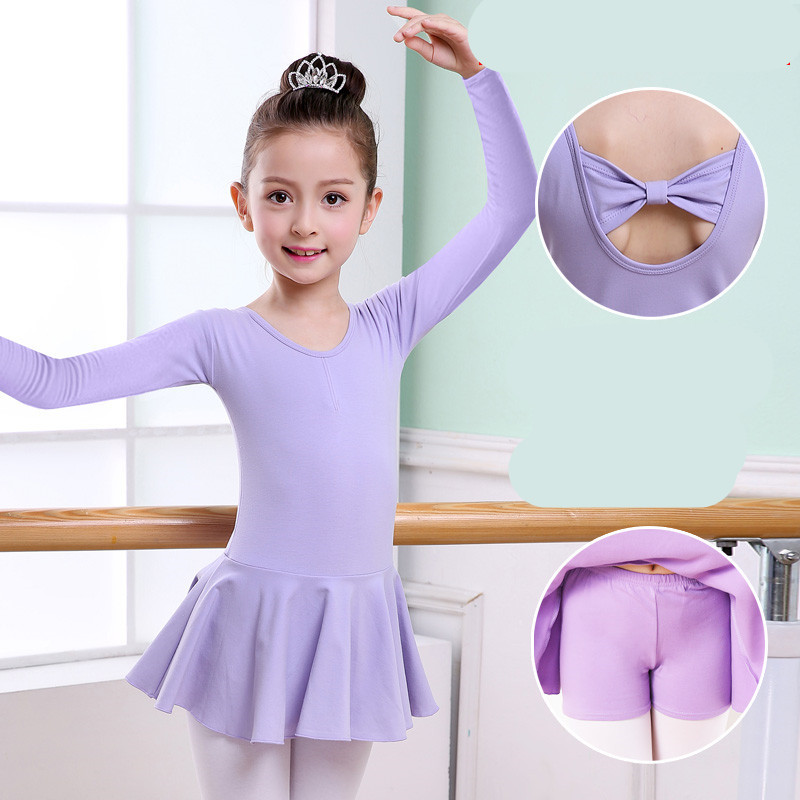 Children's Dance Clothes, Girls' Practice Clothes, Girls Short-sleeved Tutu - Image 7