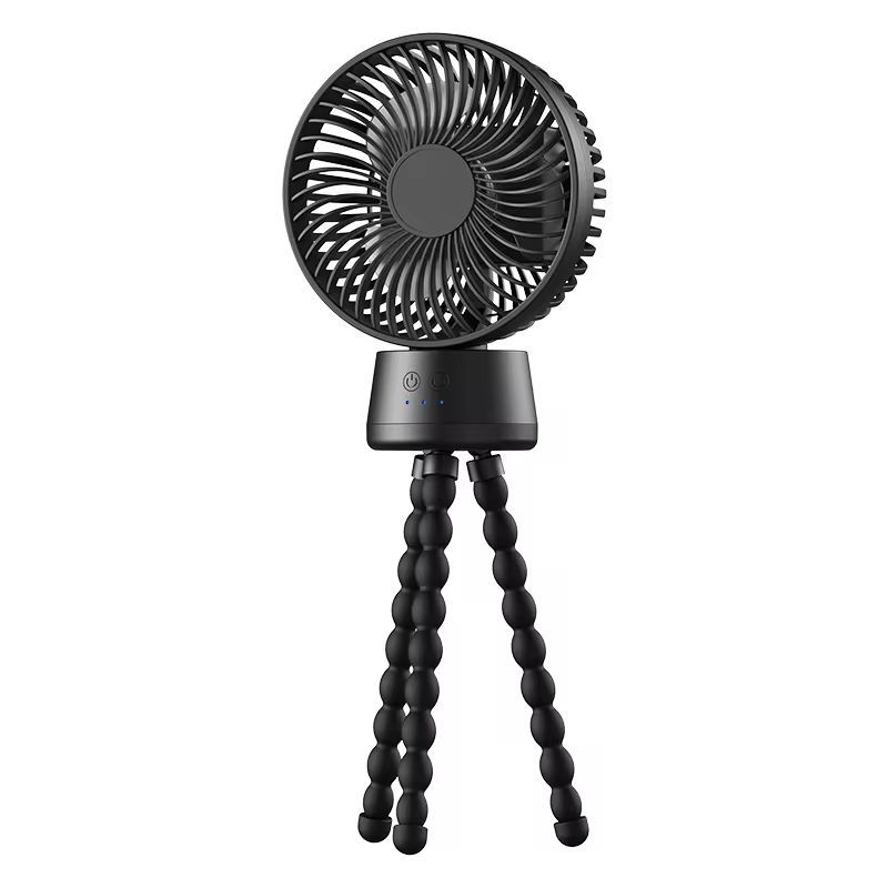 Baby Stroller Fan Hand Held Rechargeable USB Bladeless Small Folding Fans Mini Ventilator Silent Table Outdoor Cooler Neck Fan - Image 3