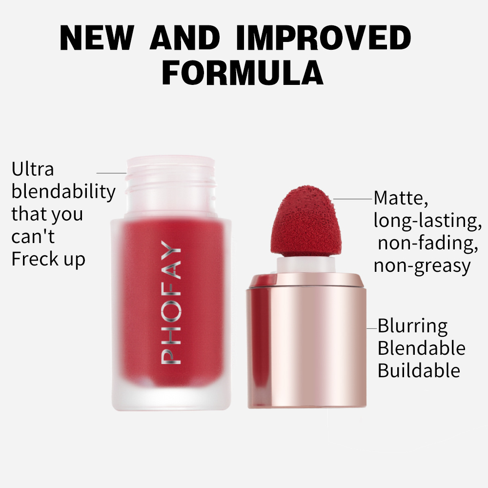 PHOFAY Mousse Liquid Blush - Image 6