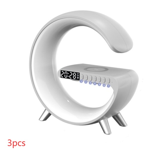 New Intelligent G Shaped LED Lamp Bluetooth Speake Wireless Charger Atmosphere Lamp App Control For Bedroom Home Decor - Image 9